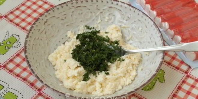 Рецепт крабовые палочки, фаршированные рыбной икрой и болгарским перцем