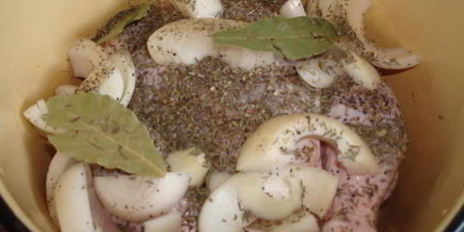 Рецепт курица, маринованная в белом вине на решетке