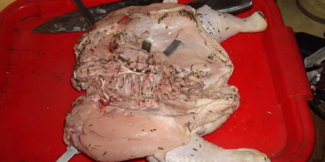 Рецепт курица, маринованная в белом вине на решетке