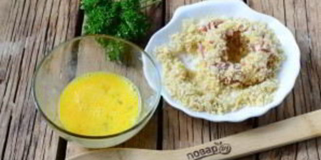 Рецепт луковые кольца в беконе и панировке