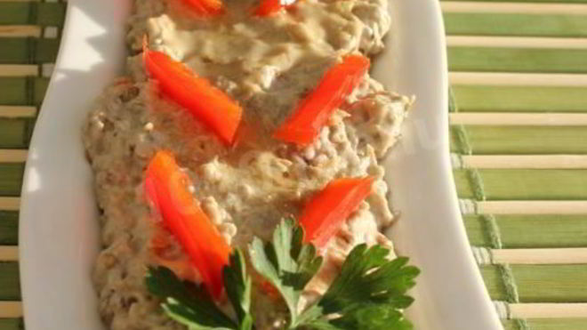 Рецепт Мутабаль из печеных баклажанов