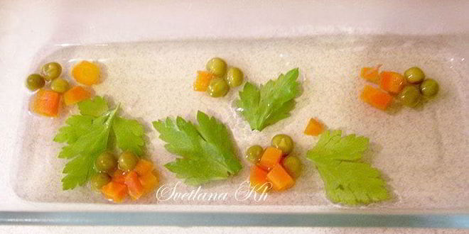 Рецепт новогодний заливной террин