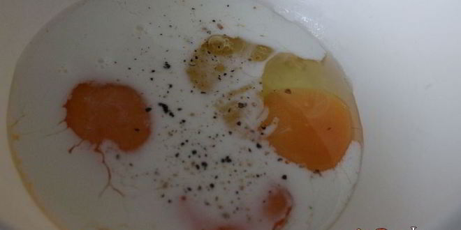 Рецепт баклажаны с курицей в омлете