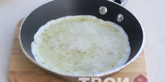 Рецепт белковый омлет с морским окунем