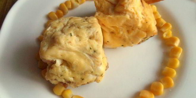 Рецепт быстрый омлет из микроволновки с чипсами