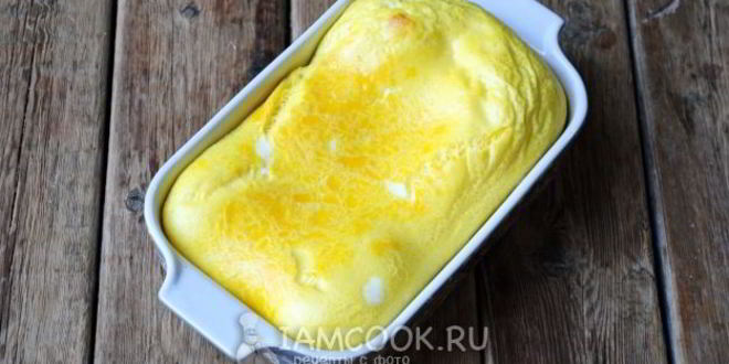 Рецепт детский омлет с молоком