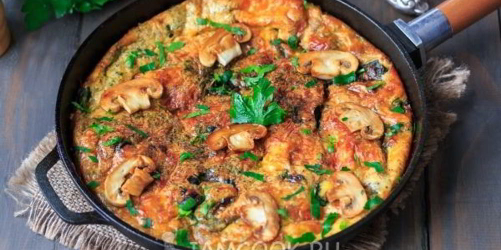 Рецепт фриттата с зеленым горошком и картофелем