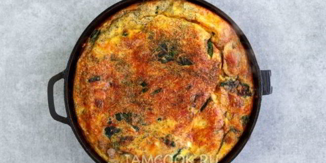 Рецепт фриттата с грибами