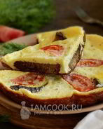 Фриттата с хлебом