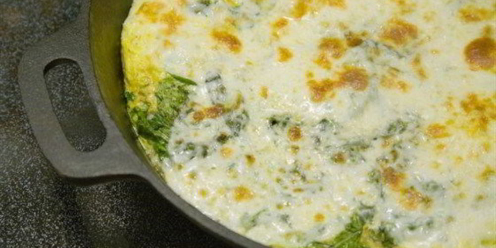 Как приготовить фриттата с козьим сыром и сыром грюйер
