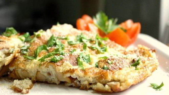 Рецепт Фриттата с курицей