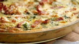 Рецепт Фриттата с овощами и грибами