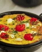 Фриттата с помидорами черри