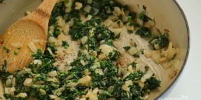 Рецепт фриттата с ветчиной, шпинатом и сыром