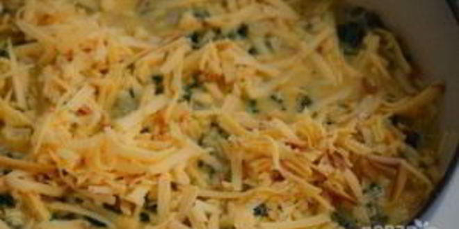 Рецепт фриттата с ветчиной, шпинатом и сыром