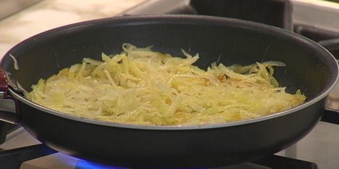 Рецепт фриттата с зеленым горошком и картофелем