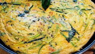 Рецепт Фриттата со спагетти из цукини