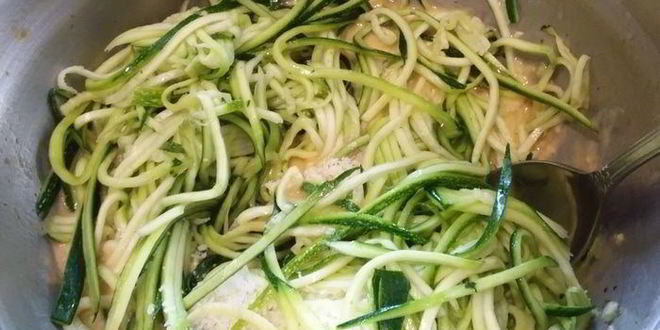 Рецепт фриттата со спагетти из цукини