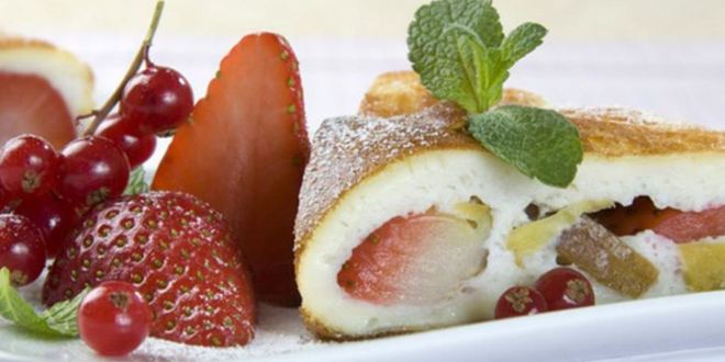 Рецепт фруктово-ягодный омлет-суфле