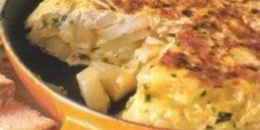 Рецепт хрустящий картофельный омлет