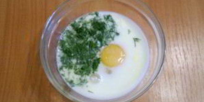 Рецепт капустный омлет