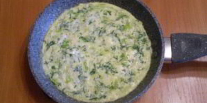 Рецепт капустный омлет