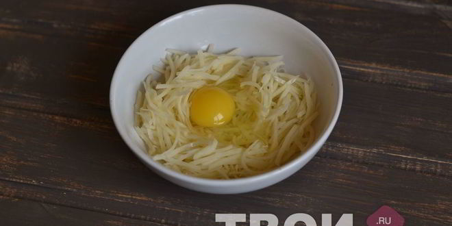 Рецепт хрустящий картофельный омлет