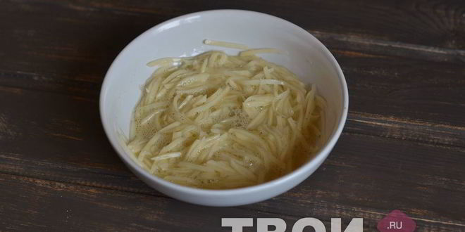 Рецепт хрустящий картофельный омлет