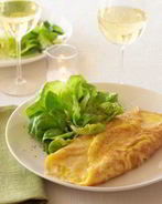 Классический французский омлет с сыром