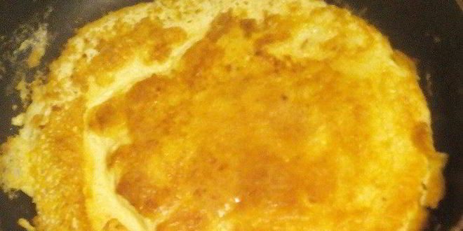 Рецепт классический французский омлет с ветчиной и сыром