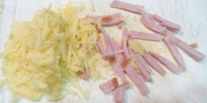 Рецепт классический французский омлет с ветчиной и сыром