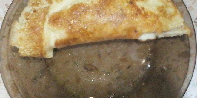 Рецепт классический французский омлет с ветчиной и сыром