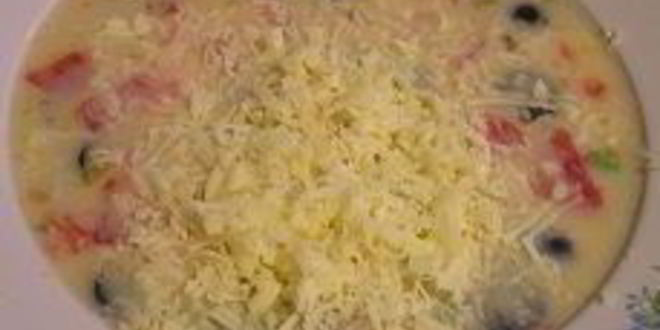 Рецепт летний омлет