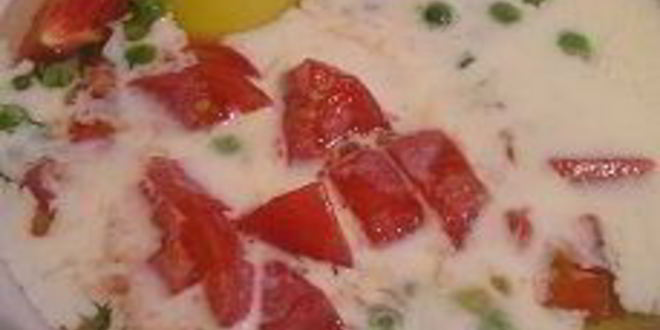 Рецепт летний омлет