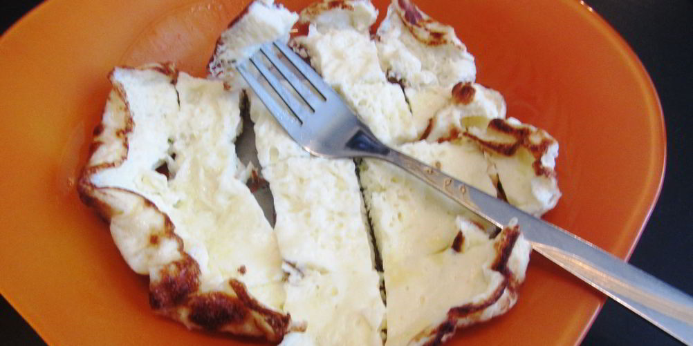 Рецепт омлет с манкой и молоком