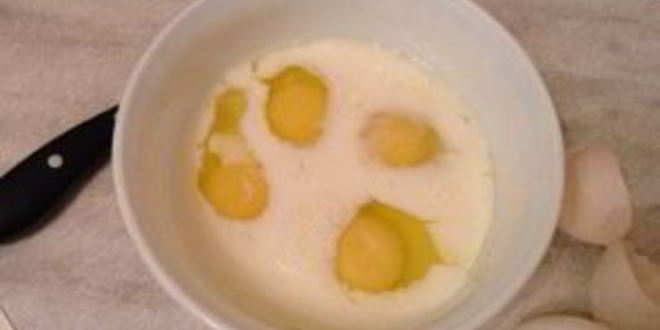 Рецепт омлет на молоке