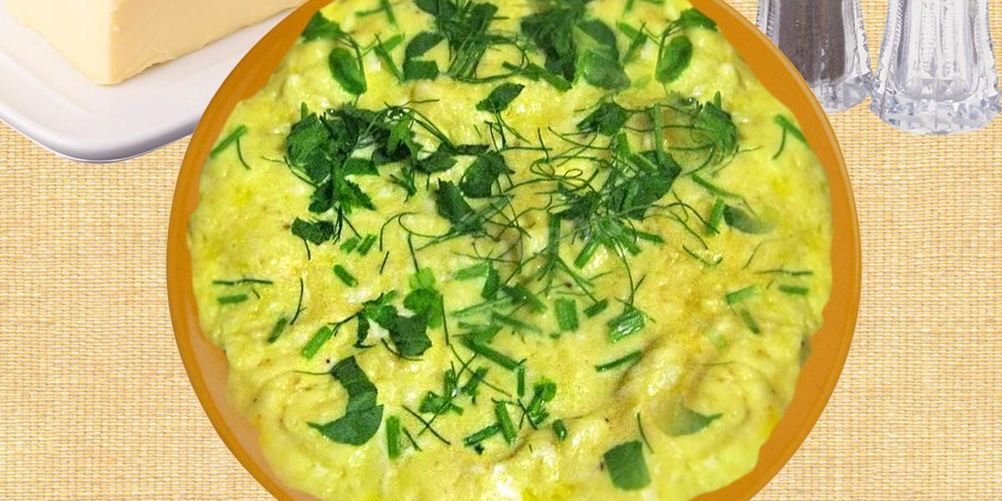 Как приготовить омлет на пару с творогом