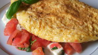 Рецепт Омлет на сковороде с молоком