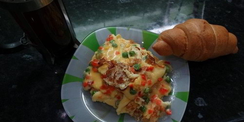 Как приготовить омлет по-мексикански