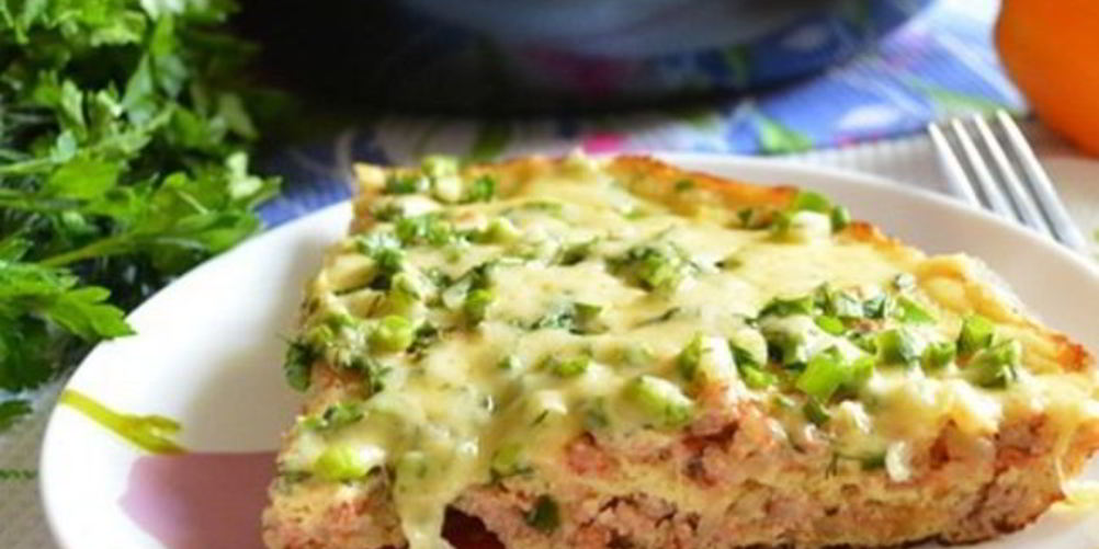 Рецепт омлет с картошкой на сковороде