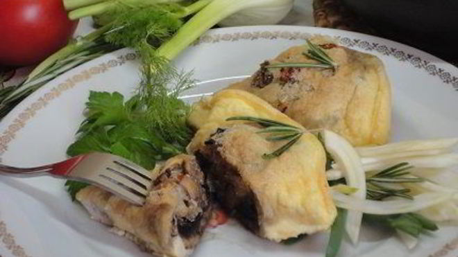 Рецепт Омлет с грибами