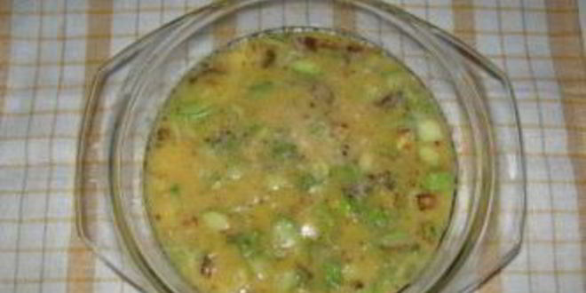 Рецепт омлет с кабачками в духовке