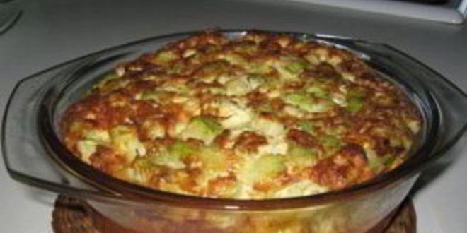 Рецепт омлет с кабачками в духовке