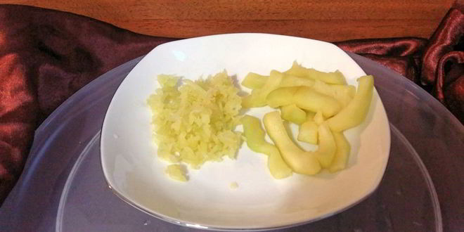 Рецепт омлет с кабачком и мятой