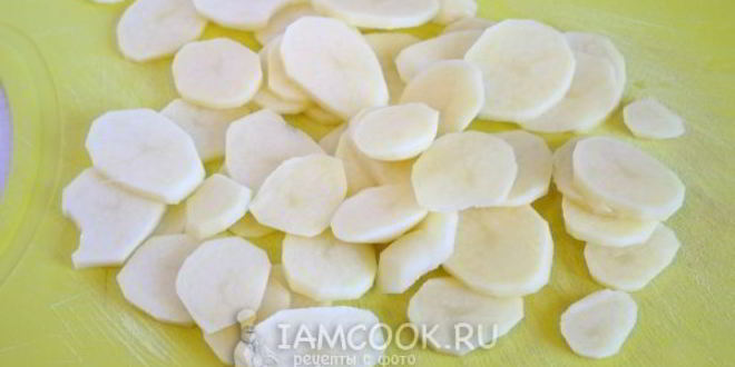 Рецепт омлет с картошкой на сковороде