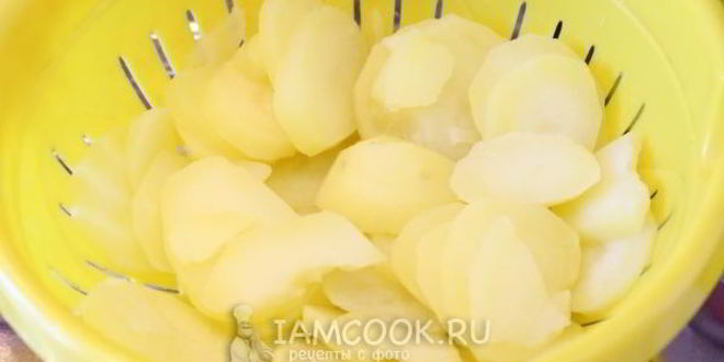 Рецепт омлет с картошкой на сковороде