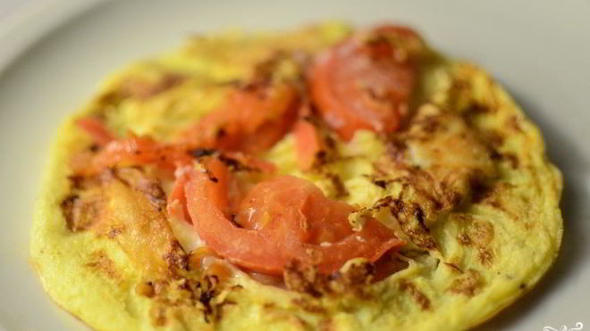 Рецепт Омлет с козьим сыром