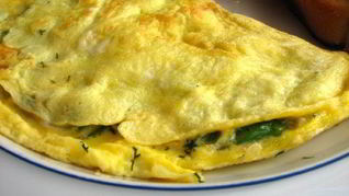 Рецепт Омлет с креветками