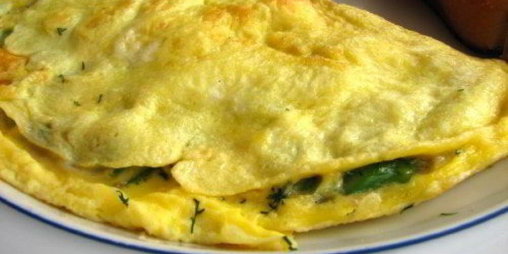 Как приготовить омлет с креветками