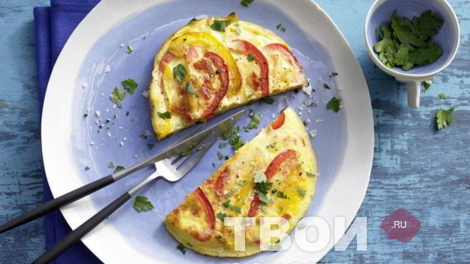 Рецепт Омлет с овощами